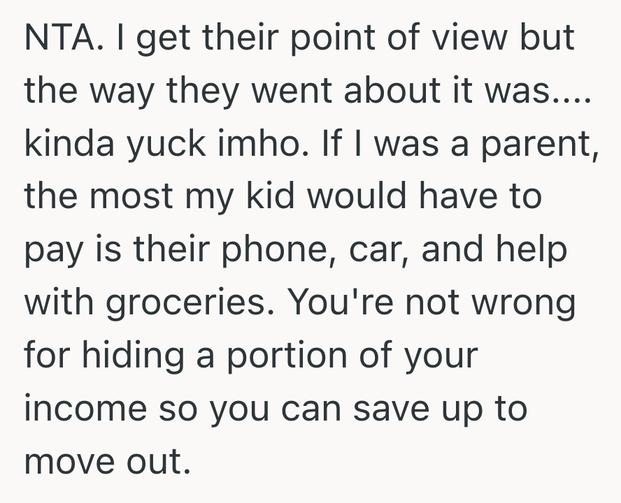 Screenshot 2025 07 13 at 6.06.34 AM He Paid His Parents A Lot Of Money To Rent His Childhood Bedroom, But Now Avoids Paying Rent By Not Telling Them He Got A New Job